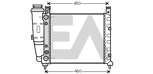 31R25006 EACLIMA Радиатор, охлаждение двигателя