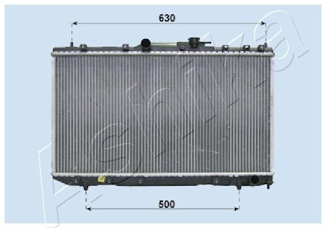 RDA153007 ASHIKA Радиатор, охлаждение двигателя