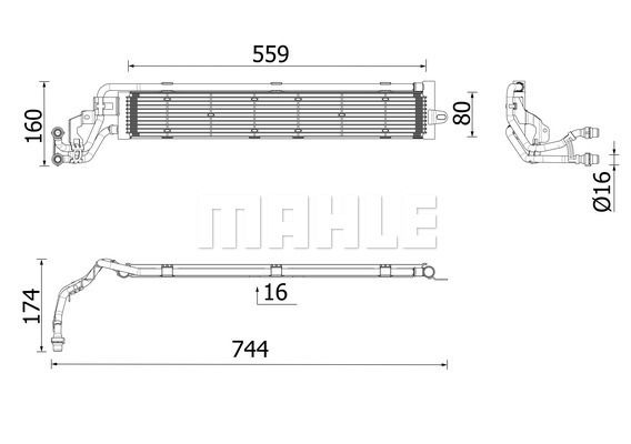 CR2697000P MAHLE Радиатор, охлаждение двигателя