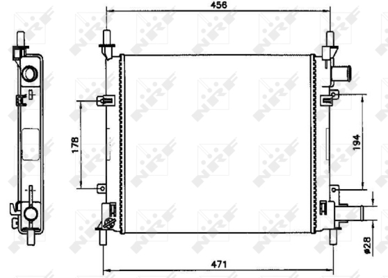 WG1722845 WILMINK GROUP Радиатор, охлаждение двигателя