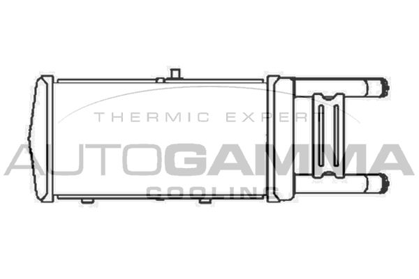 103874 AUTOGAMMA Радиатор, охлаждение двигателя
