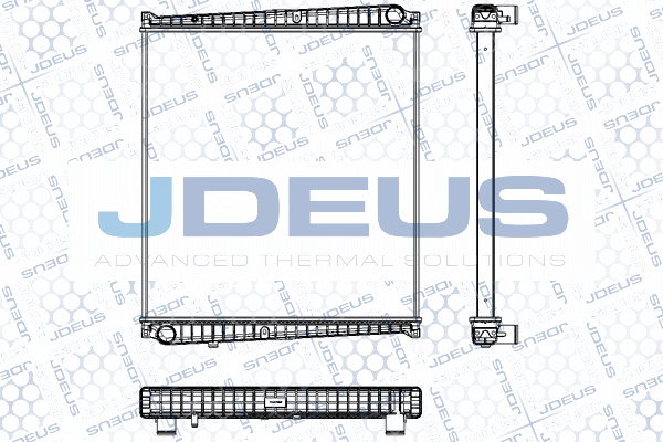 RA1230921 JDEUS Радиатор, охлаждение двигателя