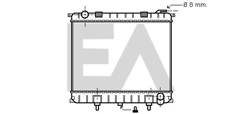 31R05029 EACLIMA Радиатор, охлаждение двигателя