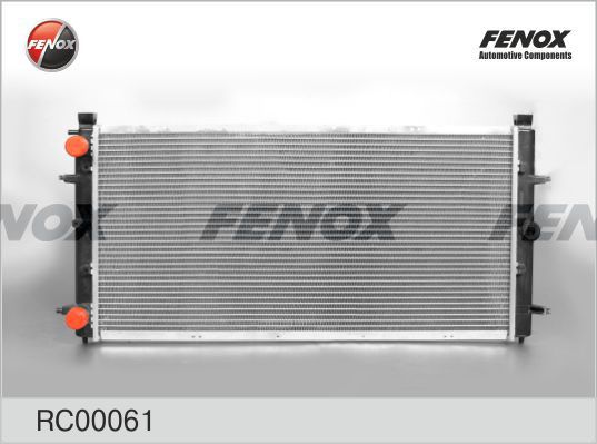 RC00061 FENOX Радиатор, охлаждение двигателя