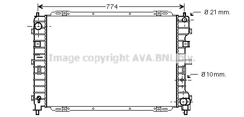 FD2375 PRASCO Радиатор, охлаждение двигателя