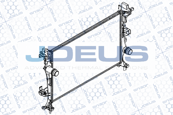 RA0111410 JDEUS Радиатор, охлаждение двигателя