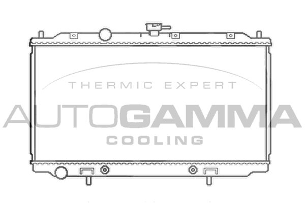 103501 AUTOGAMMA Радиатор, охлаждение двигателя