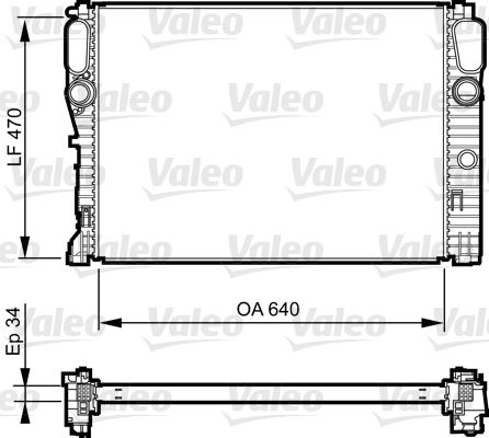 735382 VALEO Радиатор, охлаждение двигателя