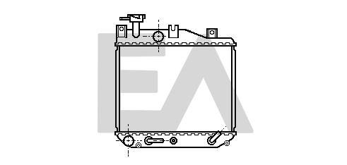 31R19006 EACLIMA Радиатор, охлаждение двигателя