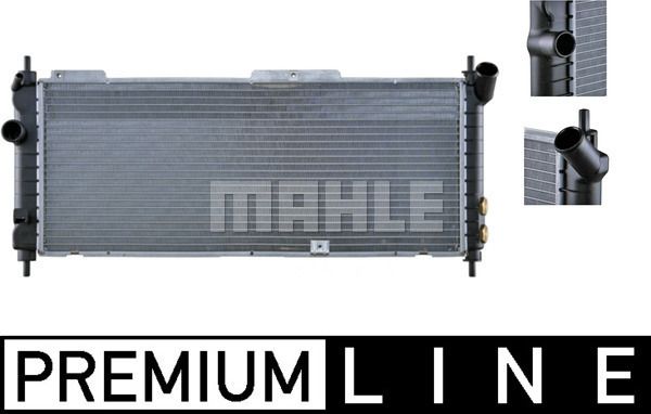 CR355000P MAHLE Радиатор, охлаждение двигателя