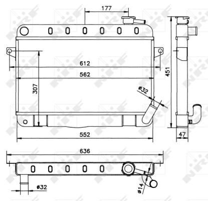 WG1721849 WILMINK GROUP Радиатор, охлаждение двигателя