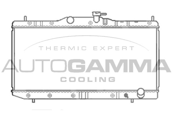 102352 AUTOGAMMA Радиатор, охлаждение двигателя