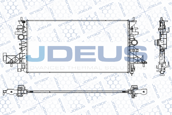 M0201370 JDEUS Радиатор, охлаждение двигателя