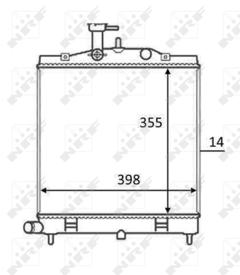 WG1723455 WILMINK GROUP Радиатор, охлаждение двигателя