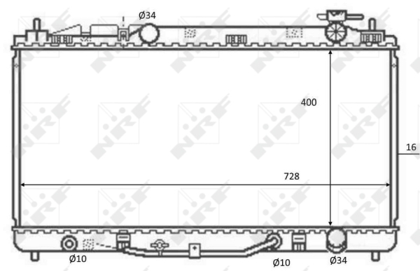 WG1723619 WILMINK GROUP Радиатор, охлаждение двигателя