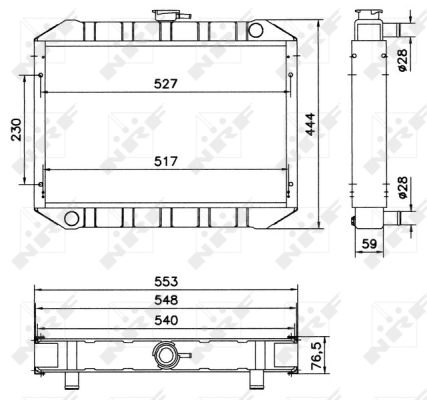 WG1721779 WILMINK GROUP Радиатор, охлаждение двигателя