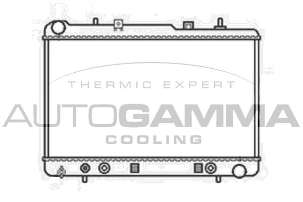 104131 AUTOGAMMA Радиатор, охлаждение двигателя