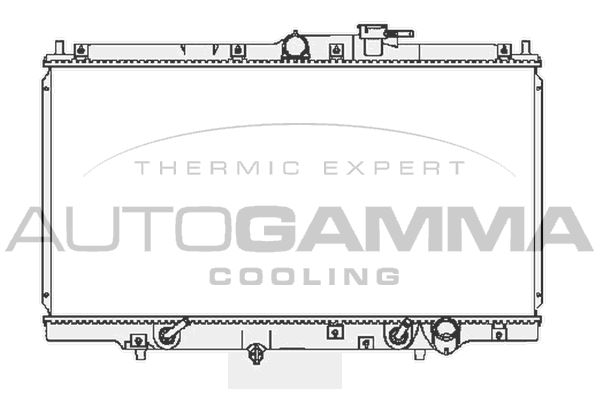 103796 AUTOGAMMA Радиатор, охлаждение двигателя