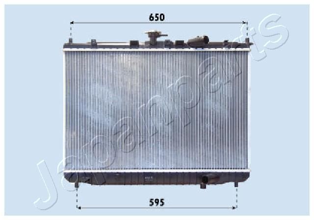 RDA333025 JAPANPARTS Радиатор, охлаждение двигателя