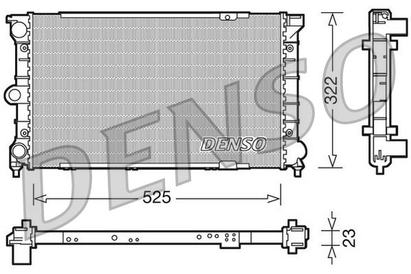 WG1919501 WILMINK GROUP Радиатор, охлаждение двигателя