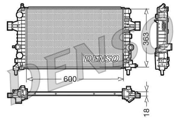 WG1919321 WILMINK GROUP Радиатор, охлаждение двигателя