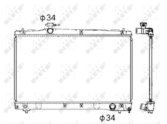 WG1722282 WILMINK GROUP Радиатор, охлаждение двигателя