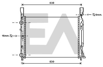 31R60153 EACLIMA Радиатор, охлаждение двигателя