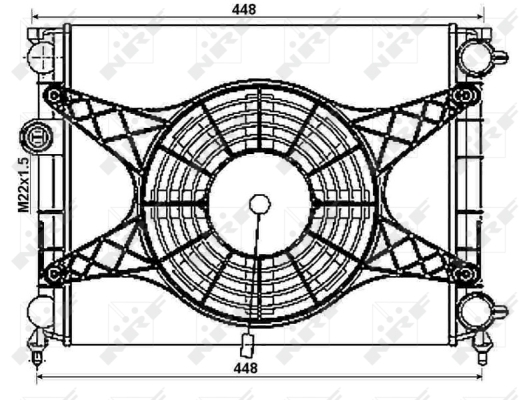 WG1722796 WILMINK GROUP Радиатор, охлаждение двигателя