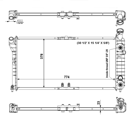 WG1722966 WILMINK GROUP Радиатор, охлаждение двигателя