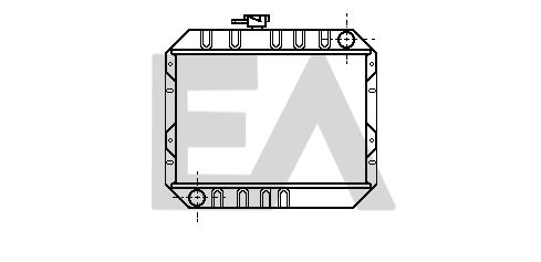 31R22009 EACLIMA Радиатор, охлаждение двигателя