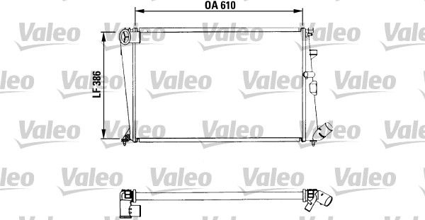 730961 VALEO Радиатор, охлаждение двигателя