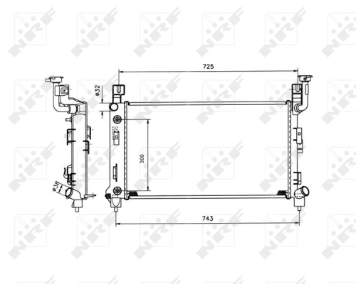 WG1722372 WILMINK GROUP Радиатор, охлаждение двигателя