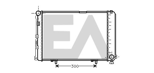 31R50035 EACLIMA Радиатор, охлаждение двигателя