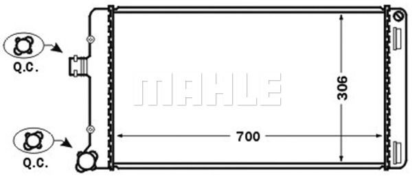 WG2182636 WILMINK GROUP Радиатор, охлаждение двигателя