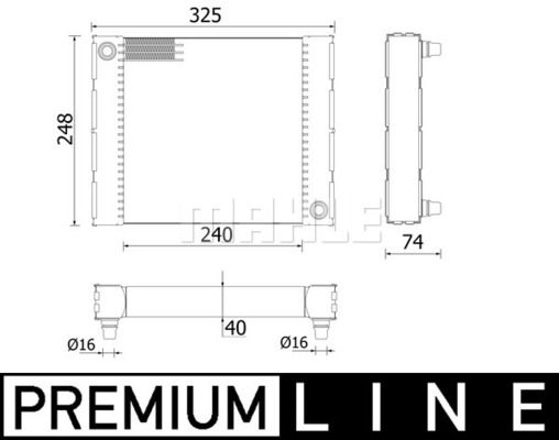 WG2184171 WILMINK GROUP Радиатор, охлаждение двигателя