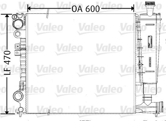 731165 VALEO Радиатор, охлаждение двигателя