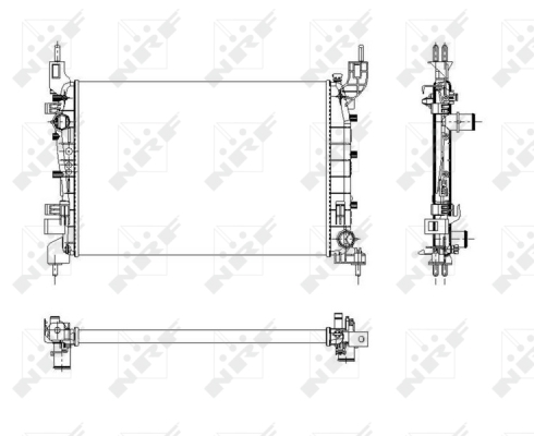 WG1722843 WILMINK GROUP Радиатор, охлаждение двигателя