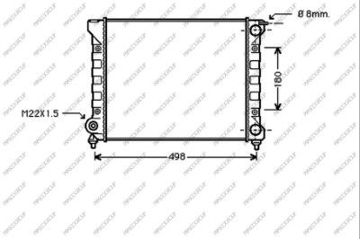 VG026R014 PRASCO Радиатор, охлаждение двигателя