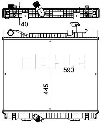 WG2182263 WILMINK GROUP Радиатор, охлаждение двигателя