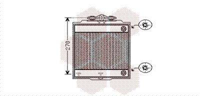 06002367 VAN WEZEL Радиатор, охлаждение двигателя