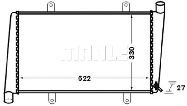 CR1541000S MAHLE Радиатор, охлаждение двигателя