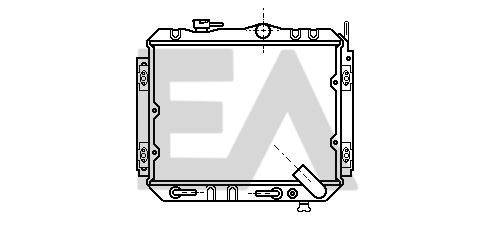 31R51014 EACLIMA Радиатор, охлаждение двигателя