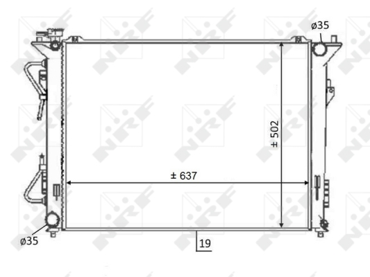 WG1723612 WILMINK GROUP Радиатор, охлаждение двигателя