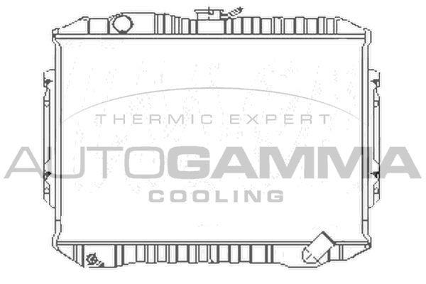 100593 AUTOGAMMA Радиатор, охлаждение двигателя