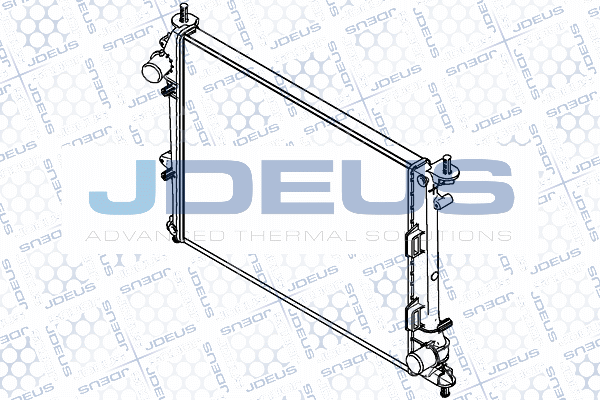 RA0111180 JDEUS Радиатор, охлаждение двигателя