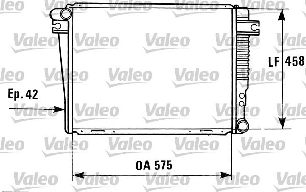 819371 VALEO Радиатор, охлаждение двигателя