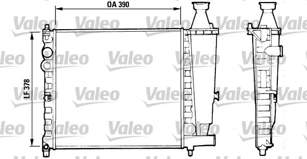 816555 VALEO Радиатор, охлаждение двигателя