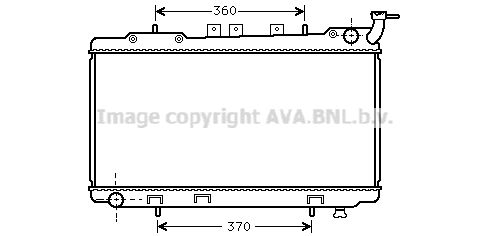 DN2176 PRASCO Радиатор, охлаждение двигателя