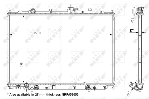 WG1723010 WILMINK GROUP Радиатор, охлаждение двигателя