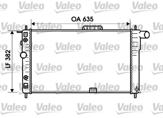 734596 VALEO Радиатор, охлаждение двигателя